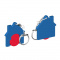 Chiphalter mit 1 euro chip haus - Topgiving