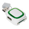 Usb-hub mit 2 anschlüssen und speicherkartenlesegerät - Topgiving