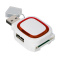 Usb-hub mit 2 anschlüssen und speicherkartenlesegerät - Topgiving