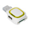 Usb-hub mit 2 anschlüssen und speicherkartenlesegerät - Topgiving