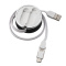 3-in-1 ladekabel mit aufroller - Topgiving